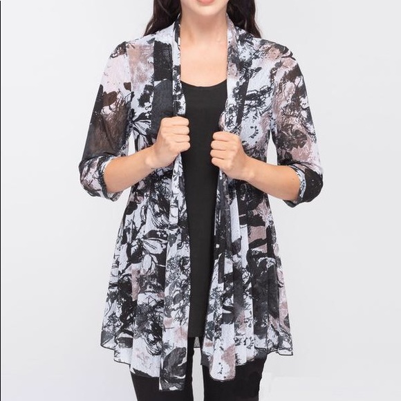 CREATION Printed Cardigan